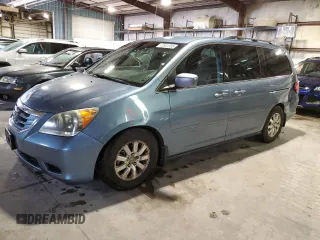 2008 Honda Odyssey EX with VIN 5FNRL38428B036924, listed as a Copart auction lot 47641365 with 162,163 mi miles and Salvage Title. Bid and sale history available at carsss.com. Image 1.