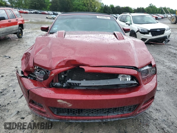 2014 Ford Mustang GT with VIN 1ZVBP8FF4E5255787, listed as a Copart auction lot 54500785 with 67,702 mi miles and Salvage title. Bid and sale history available at DreamBid. Image 5.