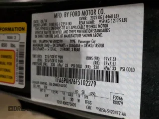 2015 Ford Fusion SE z VIN 1FA6P0H76F5102279, wystawiony jako Copart lot #53501125 z przebiegiem 141 467 mil mil oraz Szkoda całkowita • Salvage title. Historia ofert i sprzedaży dostępna na DreamBid. Obrazek 12.