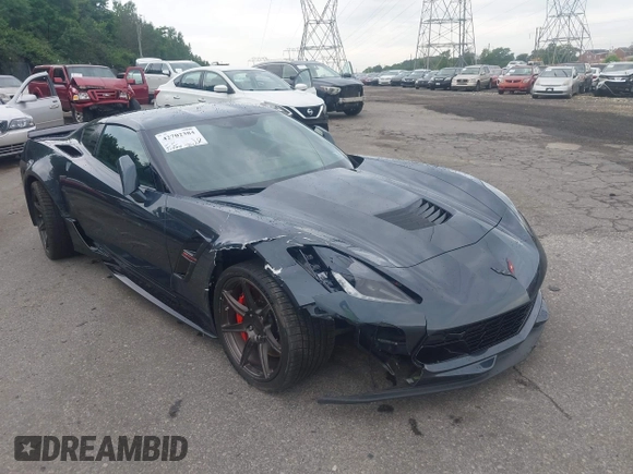 2019 Chevrolet Corvette Grand Sport 2LT with VIN 1G1YY2D7XK5117033, listed as a IAAI auction lot 42702384 with 11,994 mi miles and . Bid and sale history available at DreamBid. Image 6.