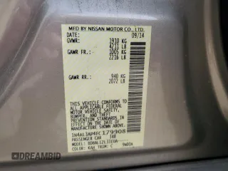 2015 Nissan Altima SL z VIN 1N4AL3AP4FC179908, wystawiony jako Copart lot #42315425 z przebiegiem 69 151 mil mil oraz Szkoda całkowita • Salvage title. Historia ofert i sprzedaży dostępna na DreamBid. Obrazek 13.