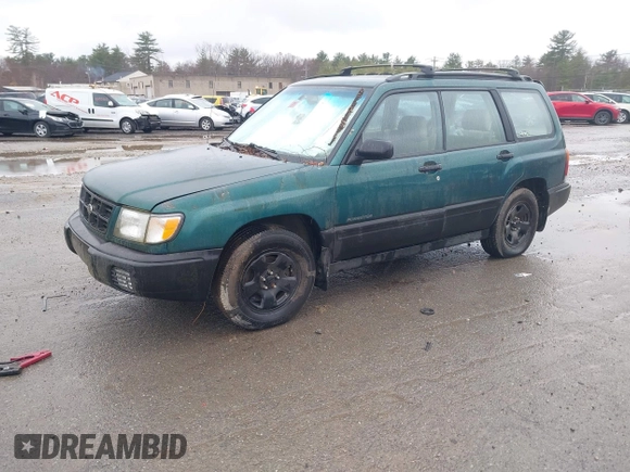 1998 Subaru Forester L with VIN JF1SF6352WH783758, listed as a IAAI auction lot 41971037 with 1 mi miles. Bid and sale history available at carsss.com. Image 2.