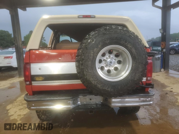 1994 Ford Bronco XL with VIN 1FMEU15N6RLA13024, listed as a Copart auction lot 55349875 with 212,812 mi miles and Salvage title. Bid and sale history available at DreamBid. Image 6.