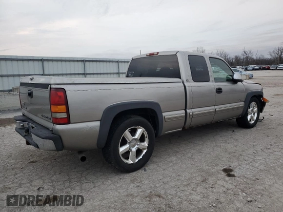 2000 Chevrolet Silverado 1500 LS with VIN 2GCEC19V4Y1199278, listed as a Copart auction lot 86359814 with 0 mi miles and Salvage Title. Bid and sale history available at carsss.com. Image 3.