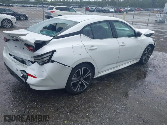 2023 Nissan Sentra SR with VIN 3N1AB8DV5PY272002, listed as a IAAI auction lot 42010828 with 13,210 mi miles and . Bid and sale history available at DreamBid. Image 4.