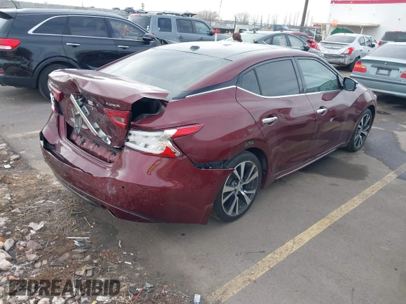 2016 Nissan Maxima SV with VIN 1N4AA6AP9GC410441, listed as a IAAI auction lot 41479069 with 74,252 mi miles and . Bid and sale history available at DreamBid. Image 4.