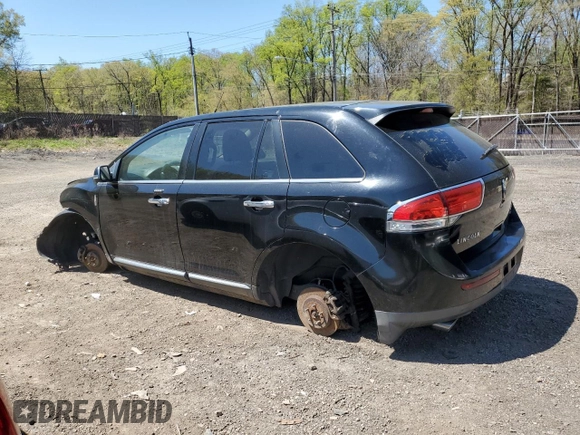 2012 Lincoln MKX with VIN 2LMDJ8JK6CBL02053, listed as a Copart auction lot 53625715 with Not Provided miles and Salvage Title. Bid and sale history available at DreamBid. Image 2.