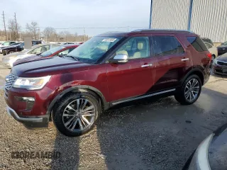 2019 Ford Explorer Platinum z VIN 1FM5K8HT2KGA21256, wystawiony jako Copart lot #45813805 z przebiegiem 84 165 mil mil oraz Nie do naprawy • Non repairable. Historia ofert i sprzedaży dostępna na DreamBid. Obrazek 1.