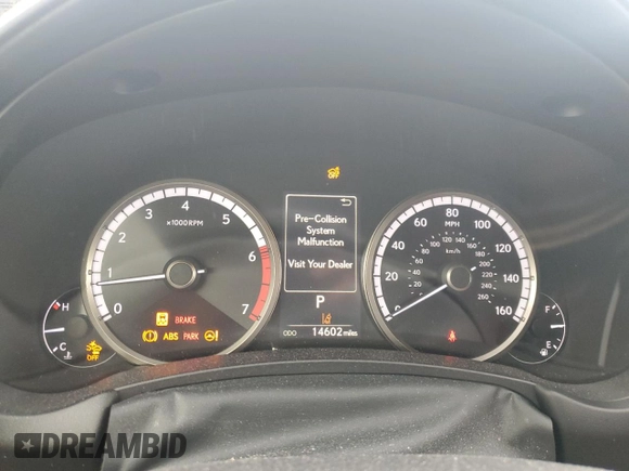2020 Lexus NX 300 F Sport z VIN JTJSARDZ8L5015532, wystawiony jako Copart lot #52137535 z przebiegiem 14 602 mil mil oraz Szkoda całkowita • Salvage title. Historia ofert i sprzedaży dostępna na DreamBid. Obrazek 9.