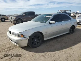 2002 BMW 5 Series 525iA with VIN WBADT43402GY42083, listed as a Copart auction lot 45158495 with 0 mi miles and Clean Title. Bid and sale history available at carsss.com. Image 1.