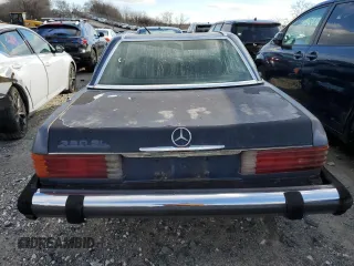 1981 Mercedes-Benz 380 380SL with VIN WDBBA45A1BB004630, listed as a Copart auction lot 87215664 with 8,882 mi miles and Salvage Title. Bid and sale history available at carsss.com. Image 6.