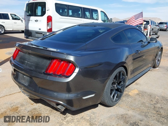 2015 Ford Mustang V6 with VIN 1FA6P8AM5F5318400, listed as a IAAI auction lot 41812625 with 97,728 mi miles and . Bid and sale history available at DreamBid. Image 4.