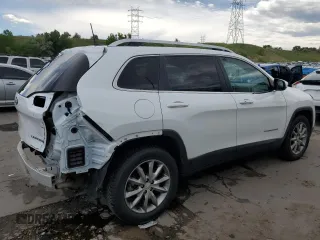 2018 Jeep Cherokee Limited with VIN 1C4PJMDX9JD555520, listed as a Copart auction lot 56381665 with 136,534 mi miles and Salvage title. Bid and sale history available at DreamBid. Image 3.