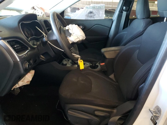2021 Jeep Cherokee Latitude with VIN 1C4PJMCB5MD245357, listed as a Copart auction lot 45858495 with 52,187 mi miles and Salvage title. Bid and sale history available at DreamBid. Image 7.