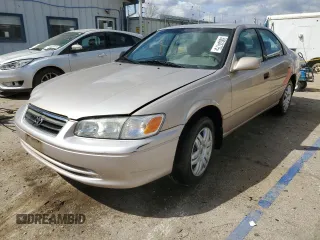 2001 Toyota Camry CE with VIN 4T1BG22K31U028525, listed as a Copart auction lot 50034775 with 103,444 mi miles and Salvage Title. Bid and sale history available at carsss.com. Image 1.