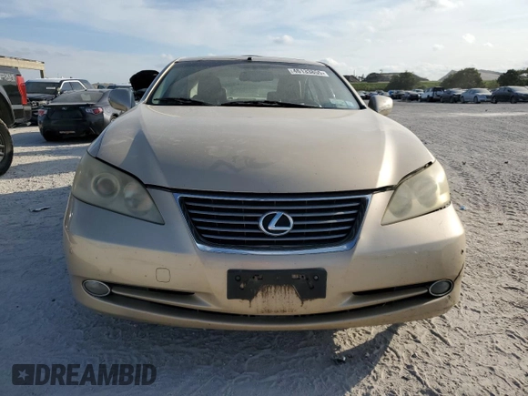 2007 Lexus ES 330 with VIN JTHBJ46G272044807, listed as a Copart auction lot 46133855 with Not Provided miles and Non Repairable. Bid and sale history available at DreamBid. Image 5.