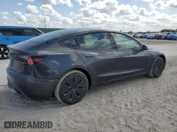 2025 Tesla Model 3 Long Range z VIN 5YJ3E1EA3SF974534, wystawiony jako Copart lot #53025525 z przebiegiem 228 mil mil oraz Szkoda całkowita • Salvage title. Historia ofert i sprzedaży dostępna na DreamBid. Obrazek 3.