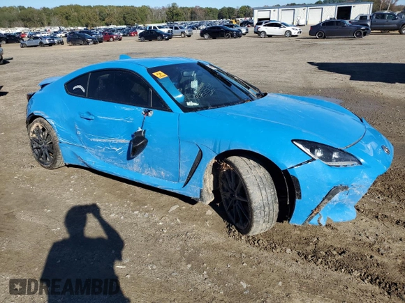 2022 Toyota GR86 Premium with VIN JF1ZNBF16N8755527, listed as a Copart auction lot 80988554 with 0 mi miles and Salvage Title. Bid and sale history available at carsss.com. Image 4.