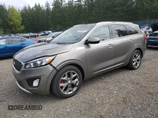 2016 Kia Sorento SX z VIN 5XYPK4A56GG089183, wystawiony jako Copart lot #56208875 z przebiegiem 153 886 mil mil oraz Czysty tytuł • Clean title. Historia ofert i sprzedaży dostępna na DreamBid. Obrazek 1.