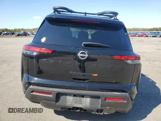 2024 Nissan Pathfinder Rock Creek with VIN 5N1DR3BD1RC224796, listed as a Copart auction lot 49659205 with 22,800 mi miles and Salvage title. Bid and sale history available at DreamBid. Image 6.