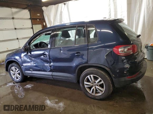 2014 Volkswagen Tiguan SEL with VIN WVGAV3AX0EW511131, listed as a Copart auction lot 43483055 with 102,252 mi miles and Salvage title. Bid and sale history available at DreamBid. Image 2.