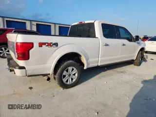 2018 Ford F-150 XL with VIN 1FTFW1EG0JFC00413, listed as a Copart auction lot 63479205 with 204,400 mi miles and Salvage title. Bid and sale history available at DreamBid. Image 3.