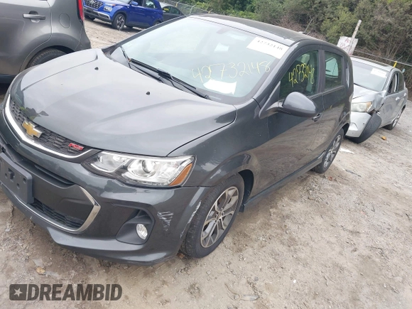 2017 Chevrolet Sonic LT with VIN 1G1JD6SH9H4144741, listed as a IAAI auction lot 42732148 with 142,736 mi miles and . Bid and sale history available at DreamBid. Image 2.