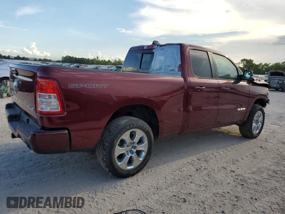 2023 Ram 1500 Big Horn with VIN 1C6SRFBT6PN635883, listed as a Copart auction lot 67903184 with 0 mi miles and Clean Title. Bid and sale history available at carsss.com. Image 3.
