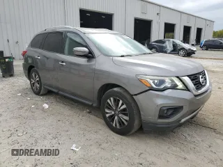 2017 Nissan Pathfinder SV with VIN 5N1DR2MN6HC665578, listed as a Copart auction lot 50237865 with 124,018 mi miles and Salvage Title. Bid and sale history available at carsss.com. Image 4.