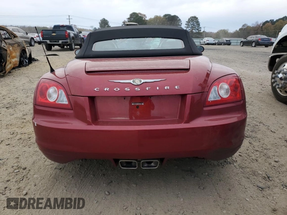 2005 Chrysler Crossfire with VIN 1C3AN55L45X059075, listed as a Copart auction lot 83189904 with 55,570 mi miles and Salvage Title. Bid and sale history available at DreamBid. Image 6.