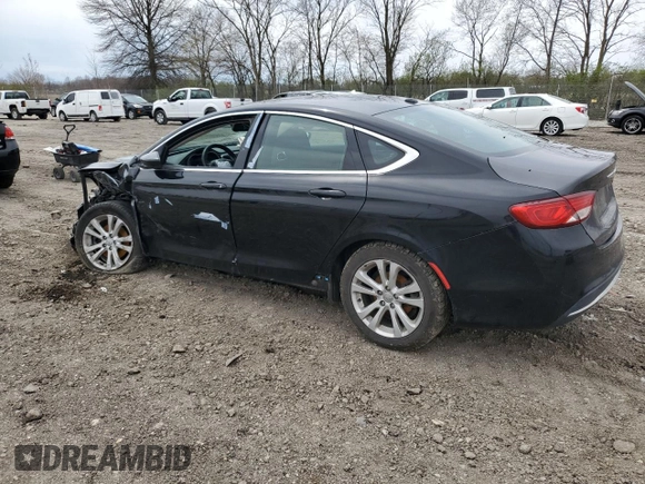2015 Chrysler 200 Limited with VIN 1C3CCCAB5FN747342, listed as a Copart auction lot 53182605 with 132,566 mi miles and Salvage Title. Bid and sale history available at DreamBid. Image 2.