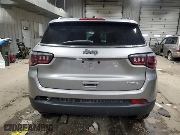2019 Jeep Compass Latitude with VIN 3C4NJCBBXKT711715, listed as a Copart auction lot 52014415 with 57,527 mi miles and Non Repairable. Bid and sale history available at DreamBid. Image 6.
