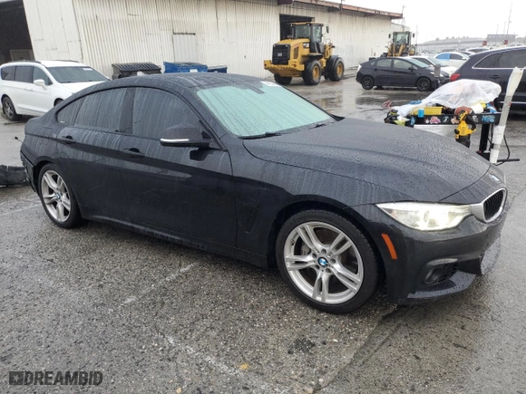 2016 BMW 4 Series 435i with VIN WBA4B1C55GG242306, listed as a Copart auction lot 44554455 with 99,700 mi miles and Salvage Title. Bid and sale history available at carsss.com. Image 4.