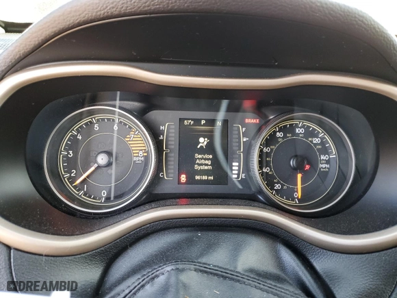 2016 Jeep Cherokee Altitude with VIN 1C4PJMCS9GW254796, listed as a Copart auction lot 44004445 with 96,189 mi miles and Salvage Title. Bid and sale history available at carsss.com. Image 9.
