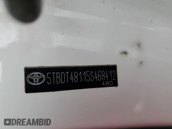 2005 Toyota Tundra Ltd with VIN 5TBDT48115S468412, listed as a Copart auction lot 44717945 with 389,679 mi miles and Salvage Title. Bid and sale history available at carsss.com. Image 12.