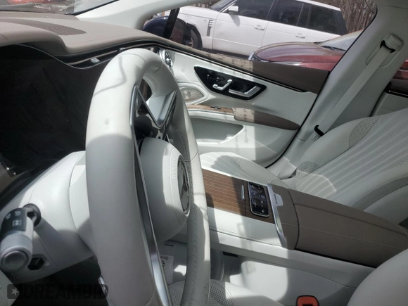 2022 Mercedes-Benz EQS with VIN W1KCG2DB3NA003868, listed as a Copart auction lot 48255124 with 0 mi miles. Bid and sale history available at carsss.com. Image 9.