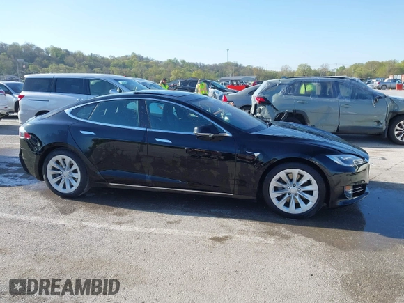 2017 Tesla Model S 100D with VIN 5YJSA1E27HF230508, listed as a IAAI auction lot 42040511 with 98,693 mi miles. Bid and sale history available at carsss.com. Image 13.