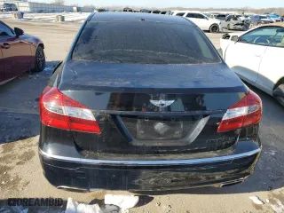 2012 Hyundai Genesis 5.0L with VIN KMHGC4DH8CU187154, listed as a Copart auction lot 84643684 with 0 mi miles and Salvage Title. Bid and sale history available at carsss.com. Image 6.