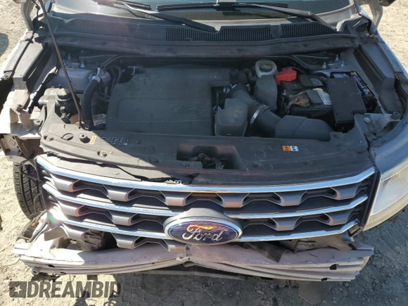 2017 Ford Explorer with VIN 1FM5K8B82HGA27782, listed as a Copart auction lot 54969695 with 100,067 mi miles and Salvage Title. Bid and sale history available at DreamBid. Image 12.