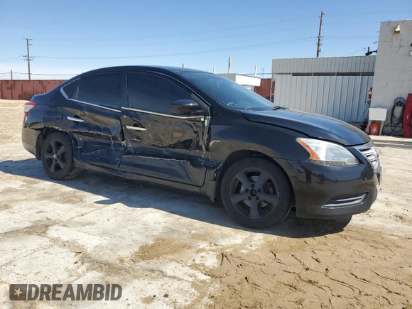 2014 Nissan Sentra SV with VIN 3N1AB7AP1EL622607, listed as a Copart auction lot 48414045 with 124,440 mi miles and Salvage Title. Bid and sale history available at DreamBid. Image 4.