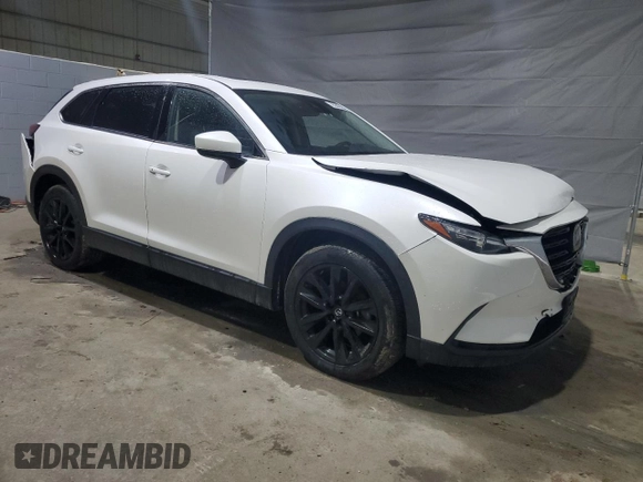 2023 Mazda CX-9 Touring Plus with VIN JM3TCBAY1P0643835, listed as a Copart auction lot 55846885 with 43,420 mi miles and Salvage title. Bid and sale history available at DreamBid. Image 4.