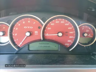2006 Pontiac GTO with VIN 6G2VX12UX6L566625, listed as a Copart auction lot 44725255 with 120,358 mi miles and Salvage Title. Bid and sale history available at carsss.com. Image 9.