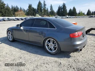 2015 Audi S4 Premium z VIN WAUFGCFL1FA055078, wystawiony jako Copart lot #54269845 z przebiegiem 106 060 mil mil oraz Szkody całkowita. Historia ofert i sprzedaży dostępna na DreamBid. Obrazek 2.