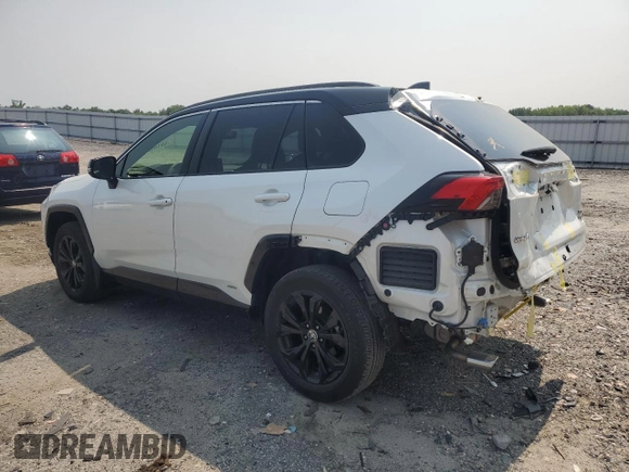 2023 Toyota RAV4 Hybrid XSE with VIN JTME6RFV7PD542467, listed as a Copart auction lot 59144595 with 18,943 mi miles and Salvage title. Bid and sale history available at DreamBid. Image 2.