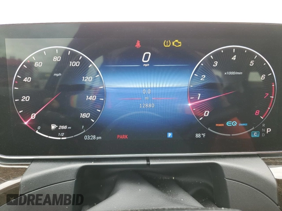 2022 Mercedes-Benz C 300 with VIN W1KAF4GB1NR007727, listed as a Copart auction lot 67878504 with 12,880 mi miles and Salvage Title. Bid and sale history available at DreamBid. Image 9.