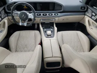 2021 Mercedes-Benz GLS with VIN 4JGFF8KE3MA463875, listed as a Copart auction lot 81672014 with 14,798 mi miles and Salvage Title. Bid and sale history available at carsss.com. Image 8.