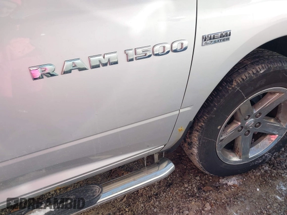 2012 Ram 1500 Outdoorsman with VIN 1C6RD7LT9CS229707, listed as a IAAI auction lot 41618543 with 137,161 mi miles. Bid and sale history available at carsss.com. Image 18.