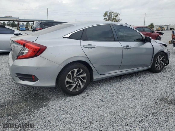 2016 Honda Civic Sedan EX with VIN 19XFC2F72GE087595, listed as a Copart auction lot 47802845 with 180,388 mi miles and Salvage Title. Bid and sale history available at carsss.com. Image 3.