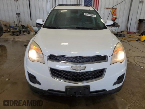 2012 Chevrolet Equinox 1LT z VIN 2GNFLDE54C6290047, wystawiony jako Copart lot #57898845 z przebiegiem 96 595 mil mil oraz Nie do naprawy • Non repairable. Historia ofert i sprzedaży dostępna na DreamBid. Obrazek 5.
