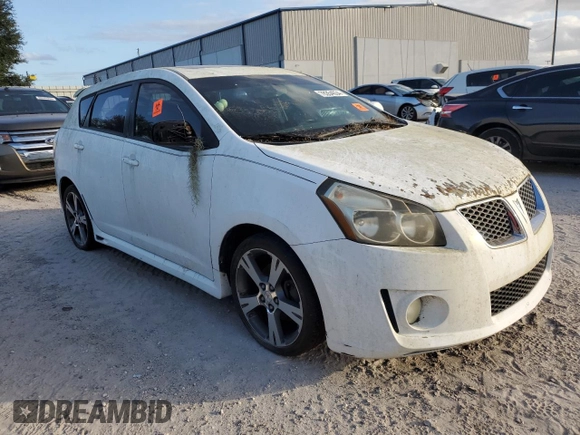 2009 Pontiac Vibe GT with VIN 5Y2SR67059Z423527, listed as a Copart auction lot 78354034 with 175,642 mi miles and Salvage Title. Bid and sale history available at carsss.com. Image 4.